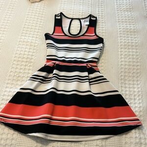Striped woman’s dress